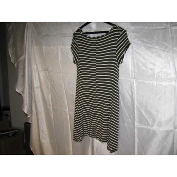 TMJ Black/white, assymetric hem, tshirt tunic SZ L - Picture 9 of 9